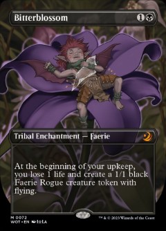 Bitterblossom Wilds of Eldraine- Enchanting Tales Anime Bordless